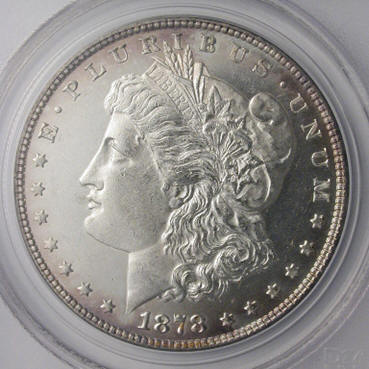 1878 Morgan Dollar (obverse)