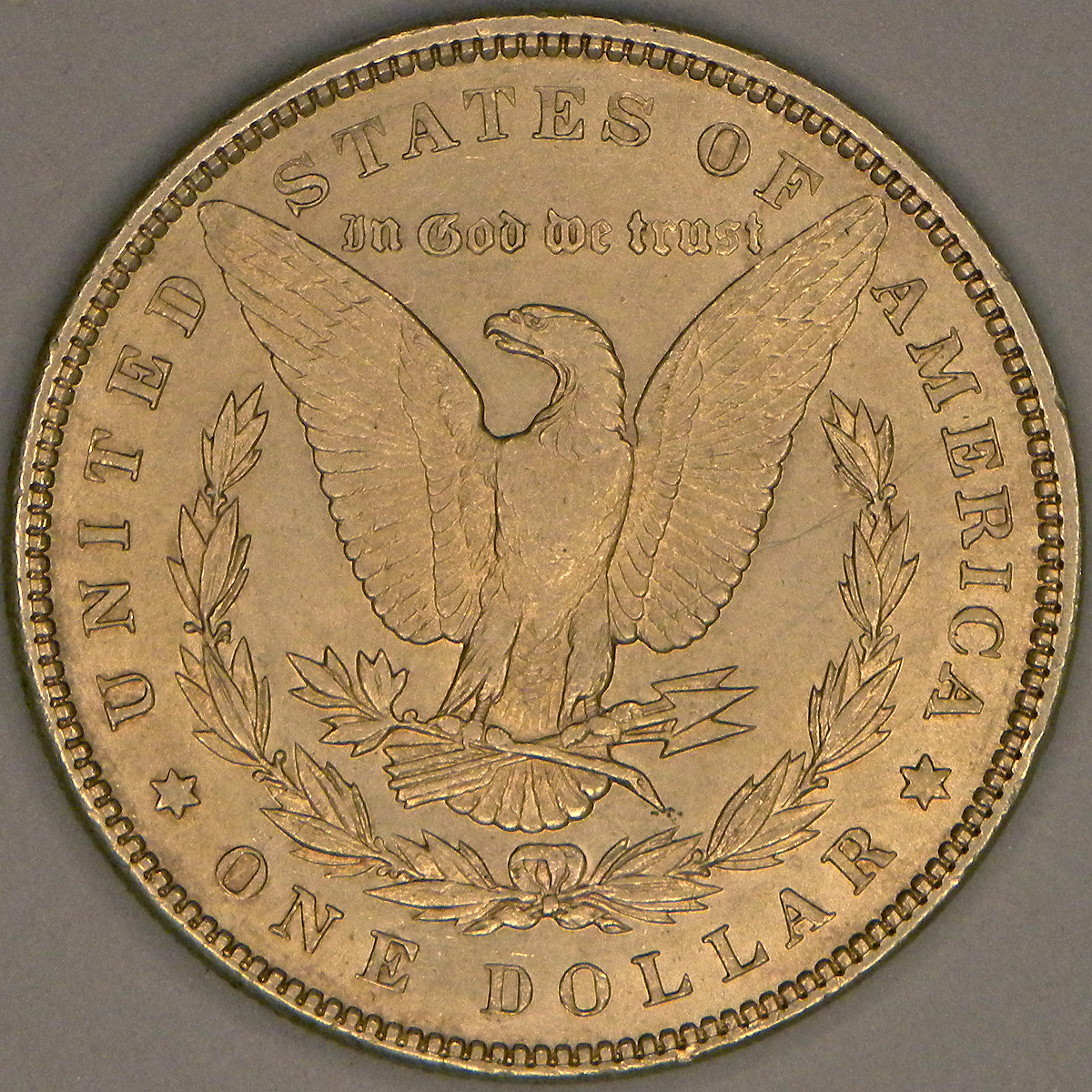 1889 Morgan Dollar (reverse)