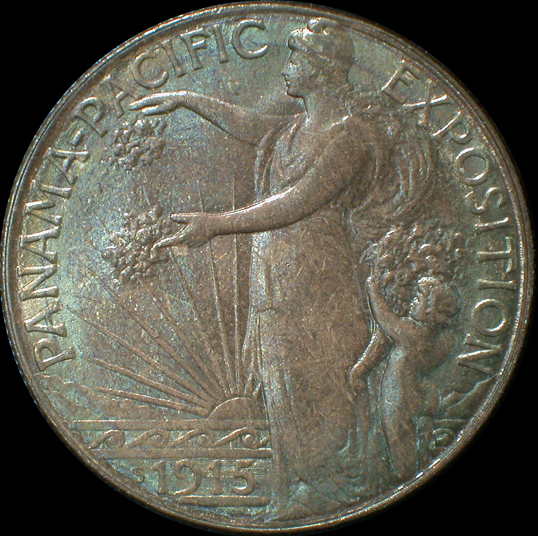 1915-S Panama-Pacific International Exposition half dollar (obverse)