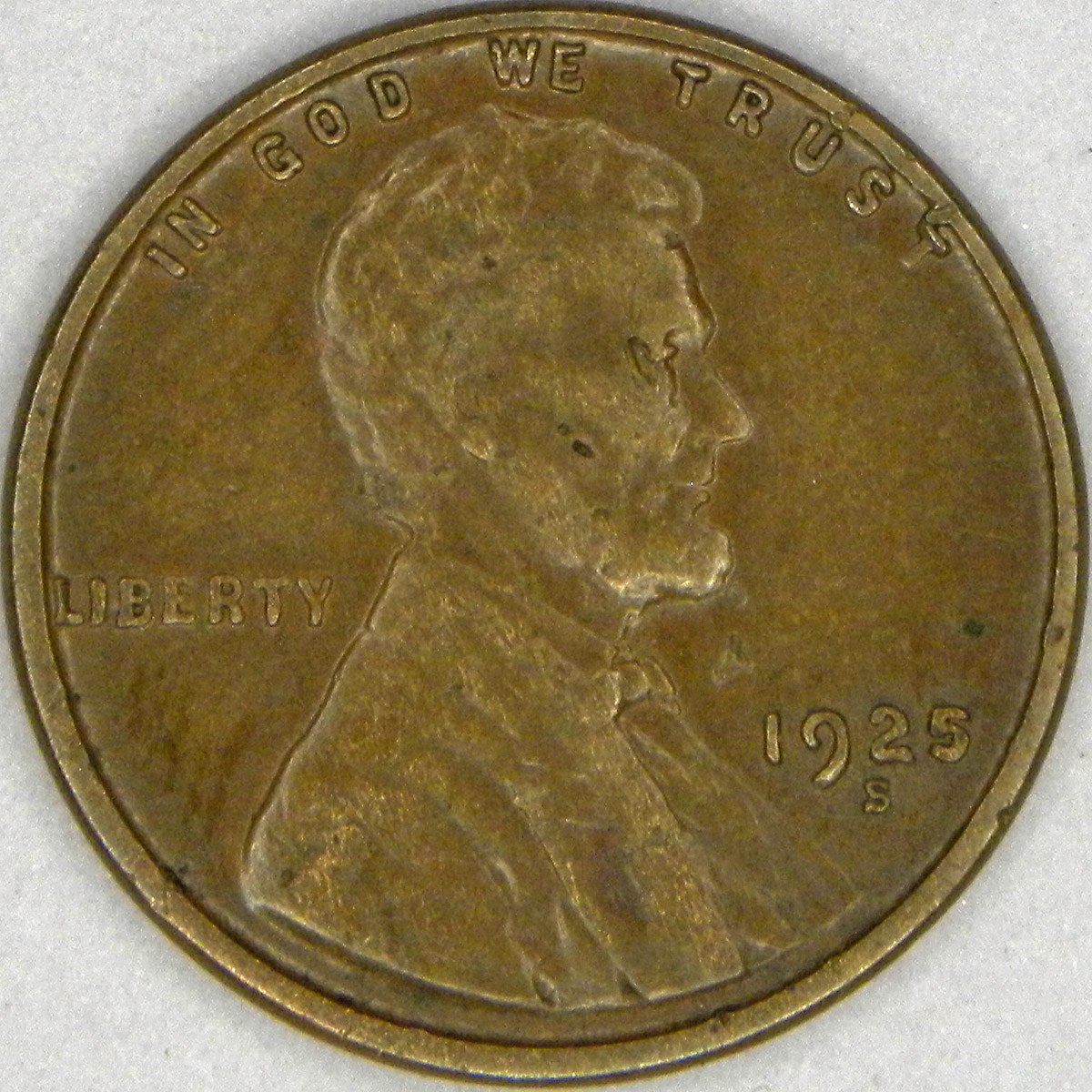 1925-S Lincoln Cent (obverse)