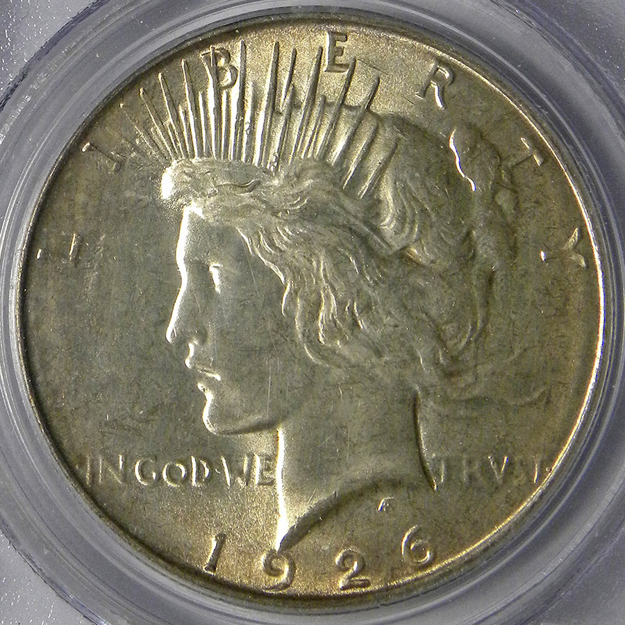 1926 Peace Dollar (obverse)