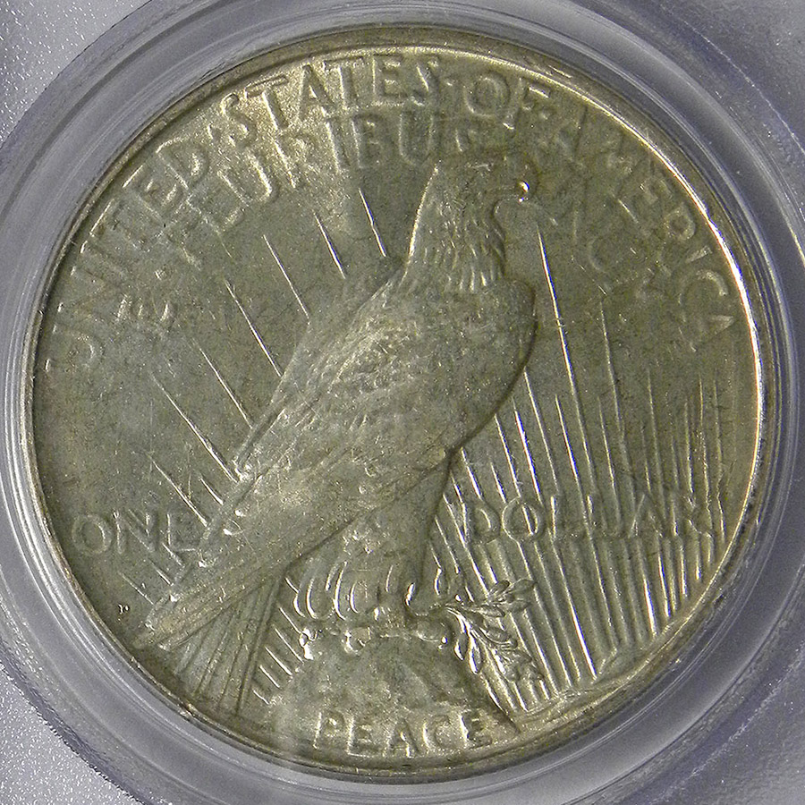 1926 Peace Dollar (reverse)