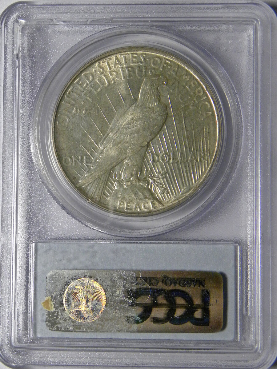 1926 Peace Dollar (reverse slab)