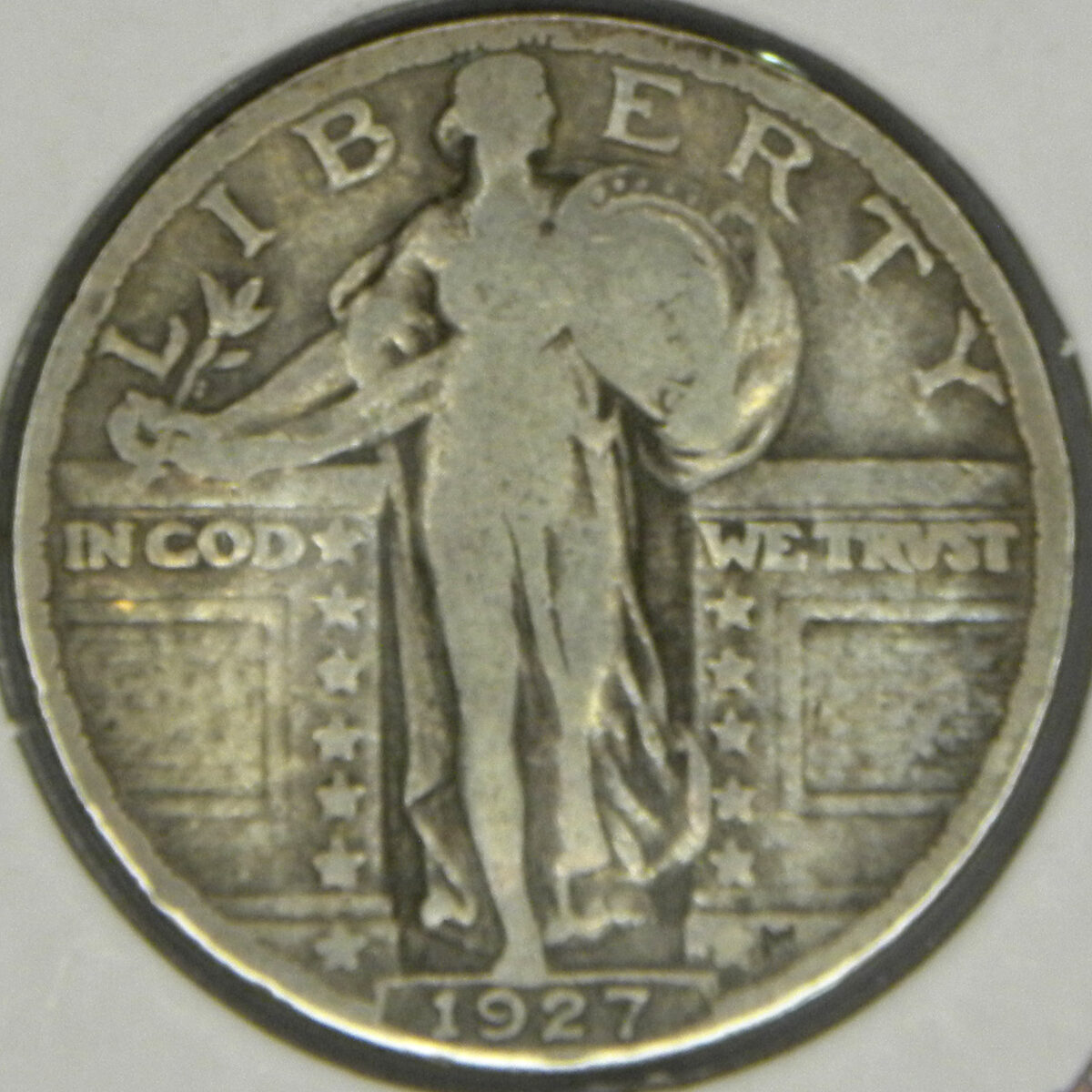 1927 Liberty Standing Quarter (obverse)