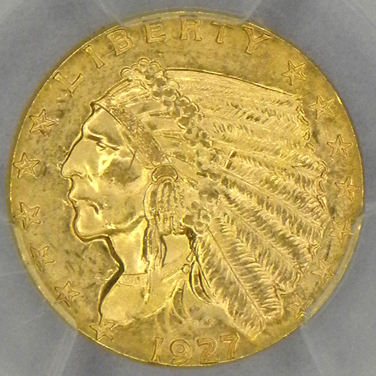1927 Quarter Eagle (obverse)