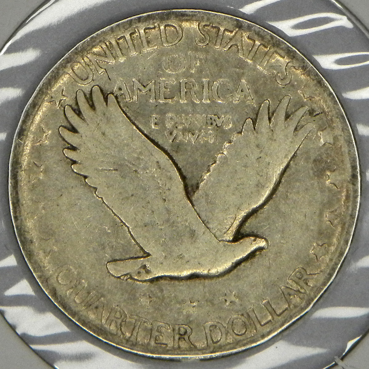 1929-S Liberty Standing Quarter (reverse)