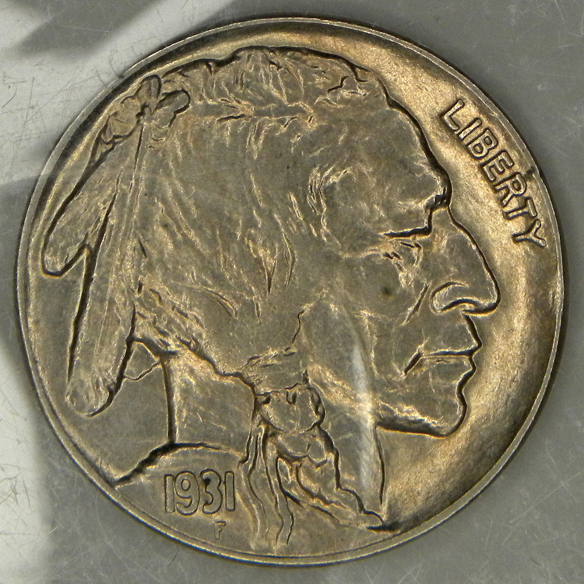 1931-S Buffalo Nickel (obverse)