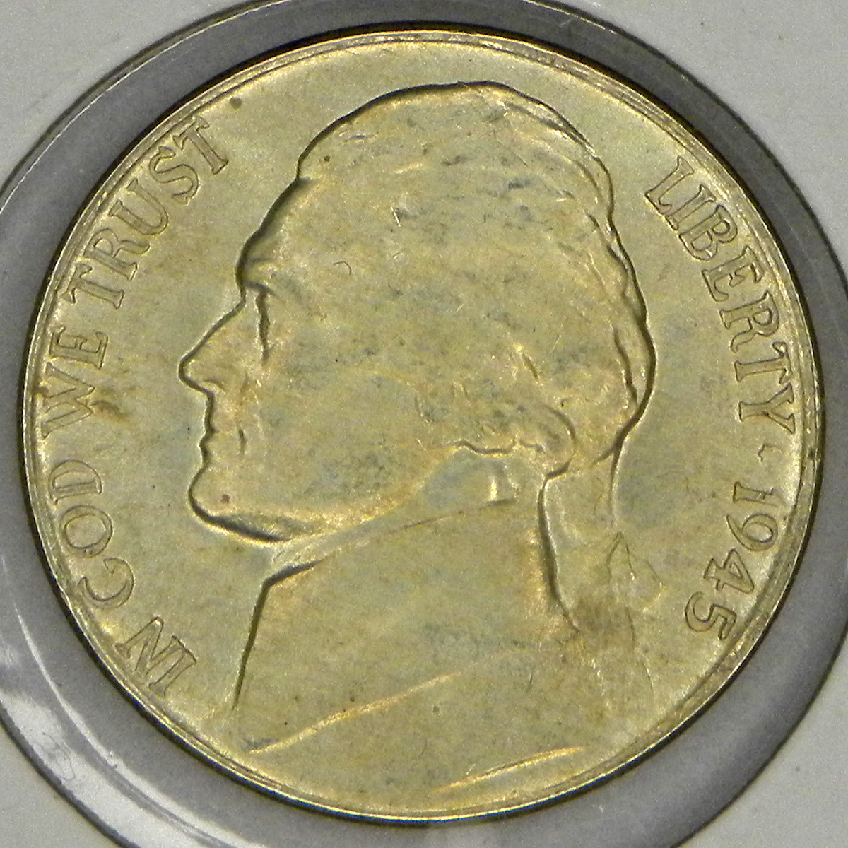 1945-D Jefferson Nickel (obverse)
