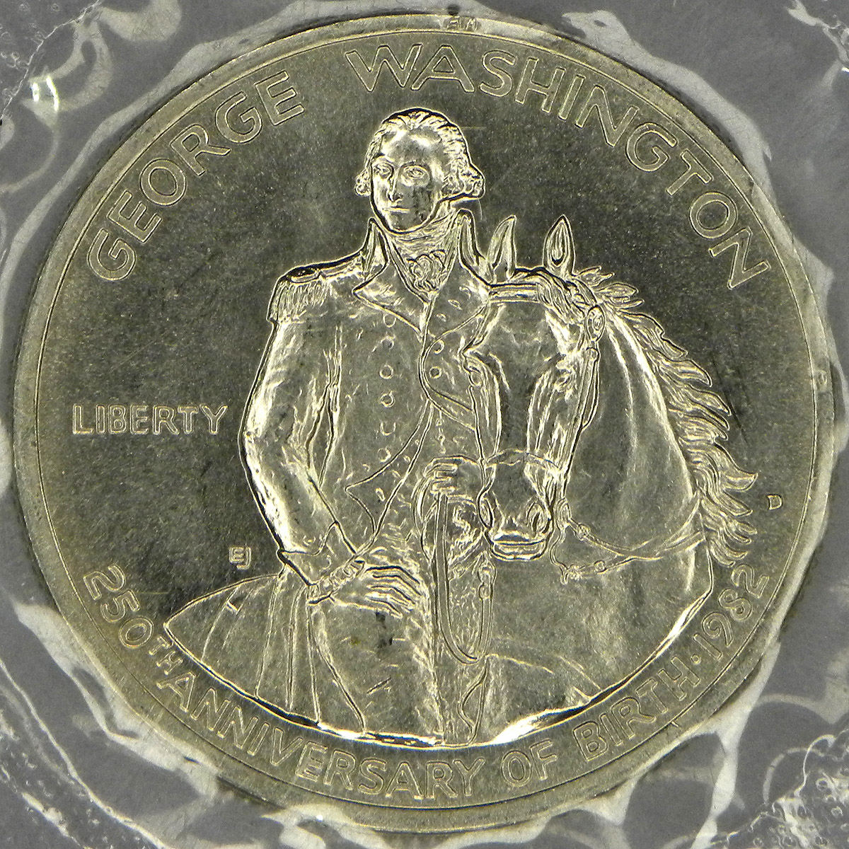 1982 George Washington Half Dollar (obverse)