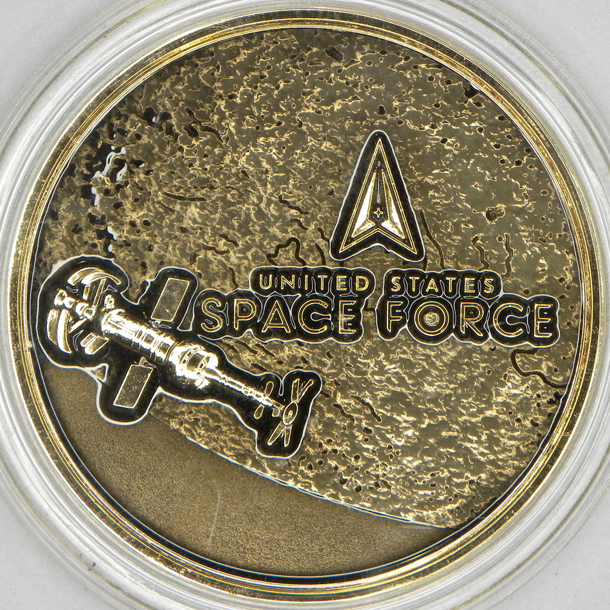 2019 US Space Force challenge coin (reverse)