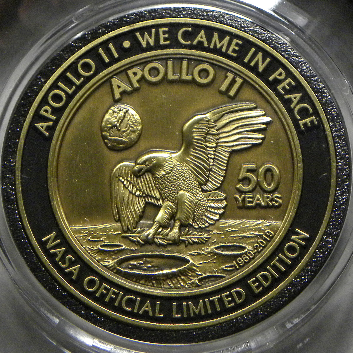 Project Apollo 50th anniversary medal: Apollo 11