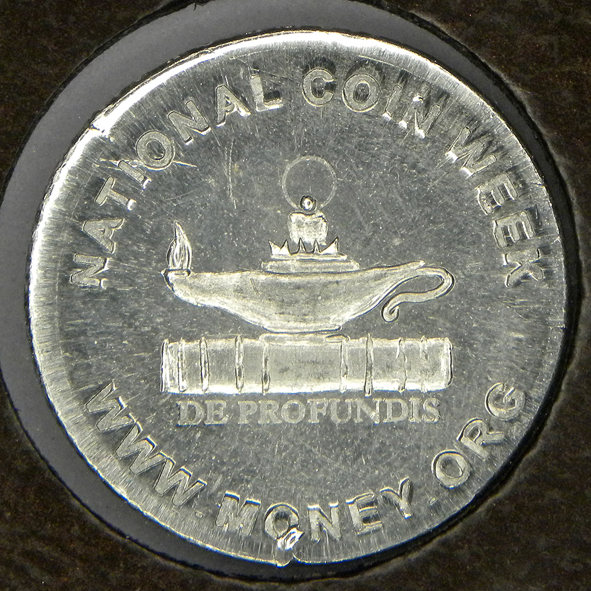 2023 National Coin Week token (reverse)