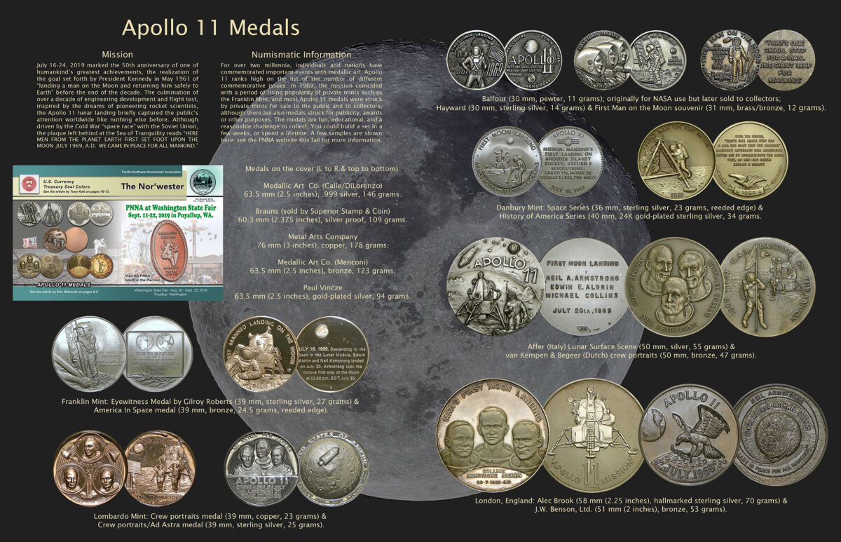 Apollo 11 Medals article published by PNNA