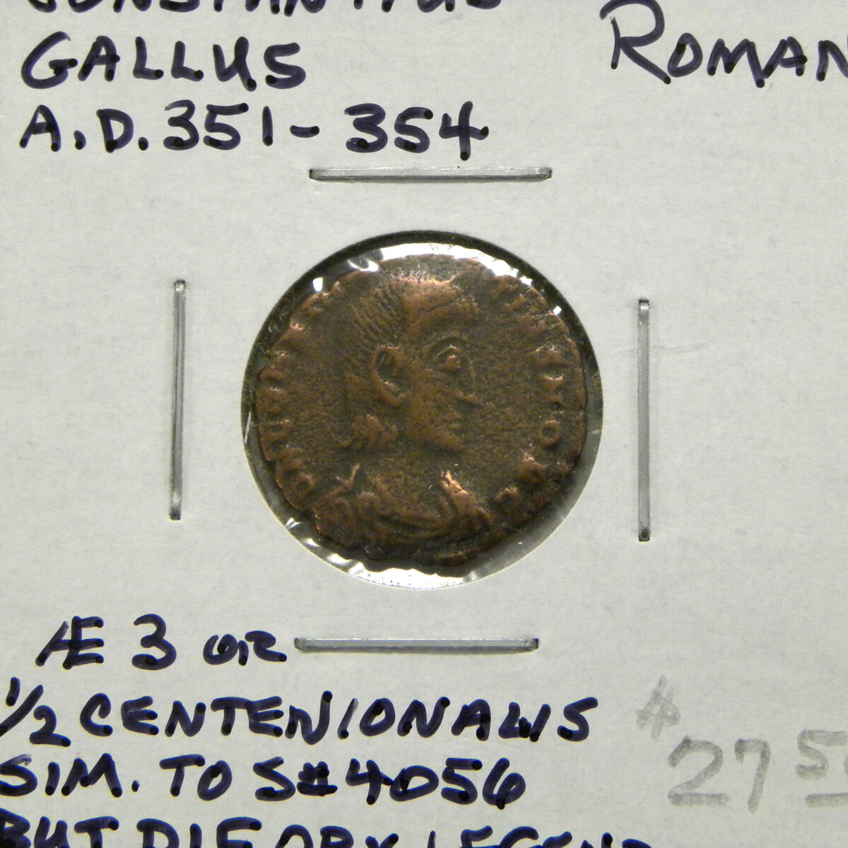 Roman coin #2 in 2x2 (obverse)