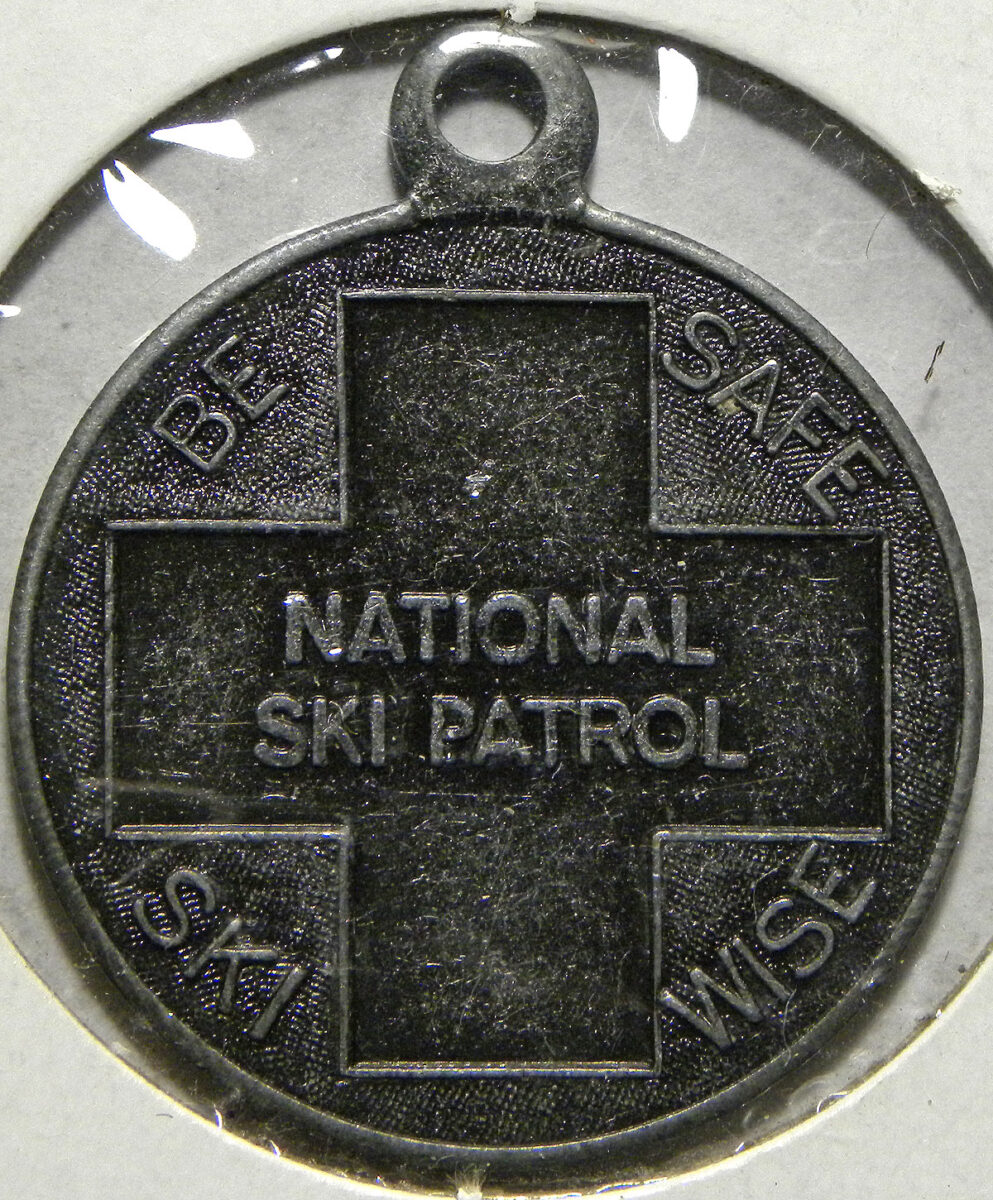 ULLR National Ski Patrol medal (reverse)