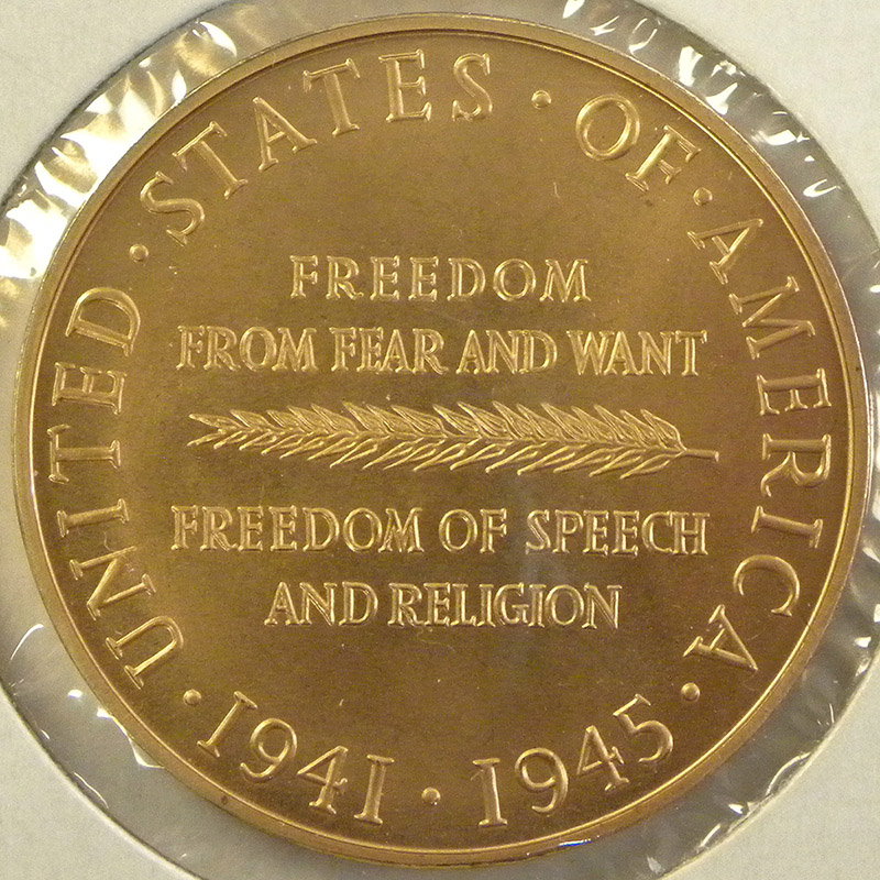World War II Victory Medal (reverse)