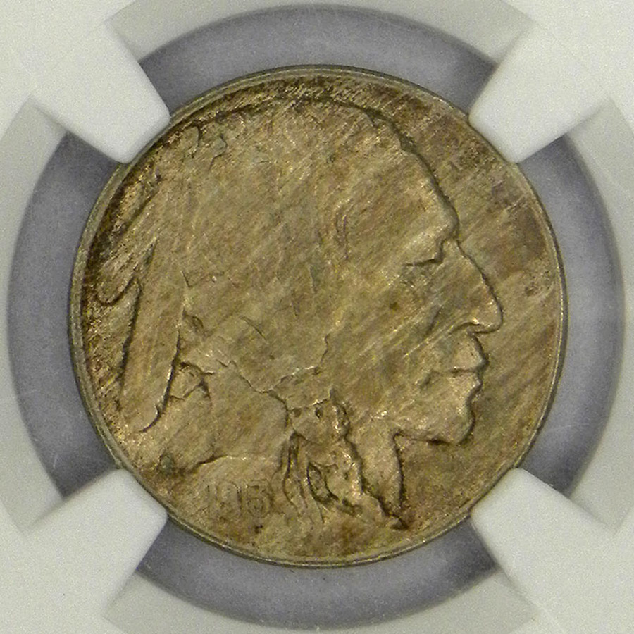 1913 Type 2 Buffalo Nickel NGC AU55 (obverse)