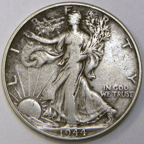 1944 Liberty Walking Half (obverse)