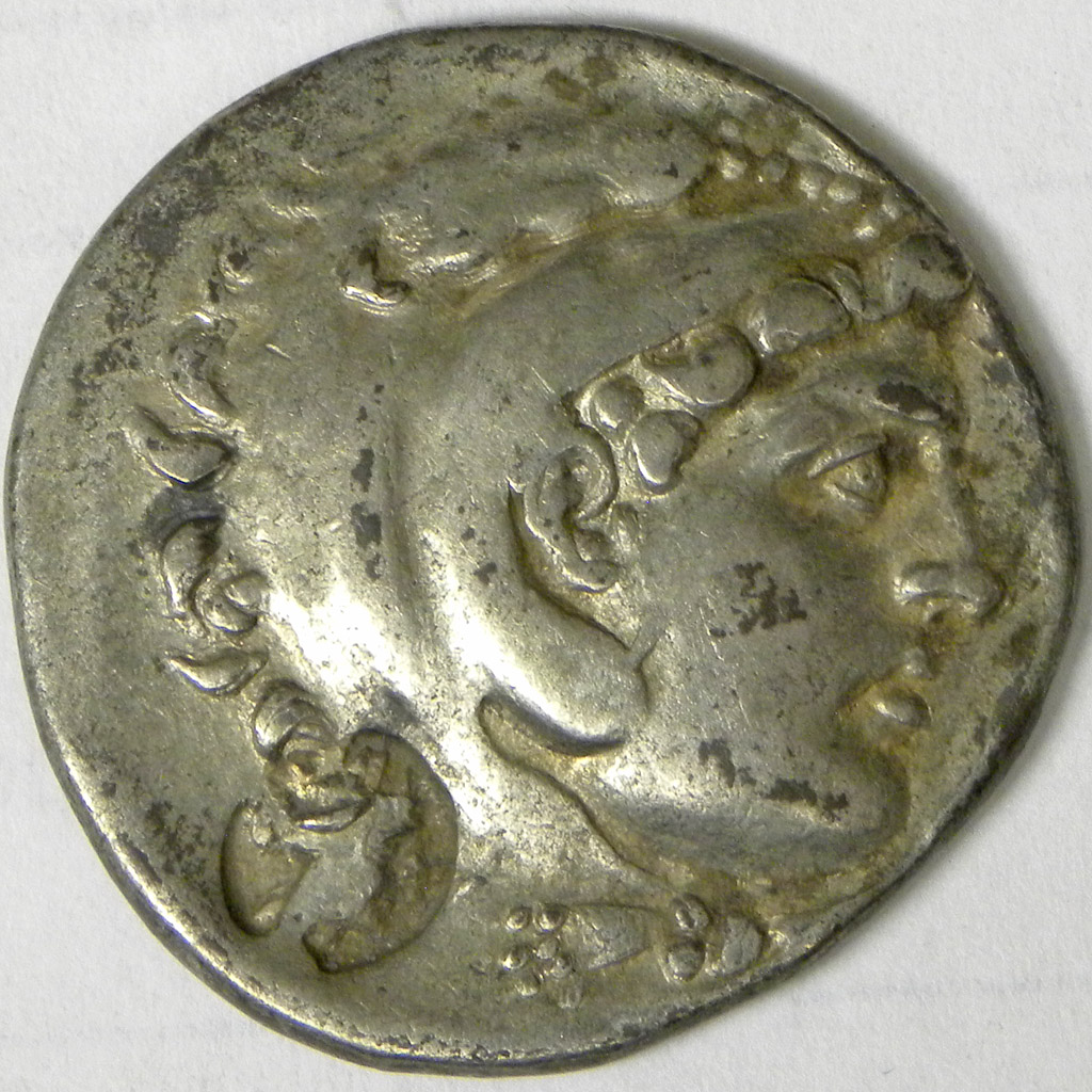 Alexander the Great coin (obverse).