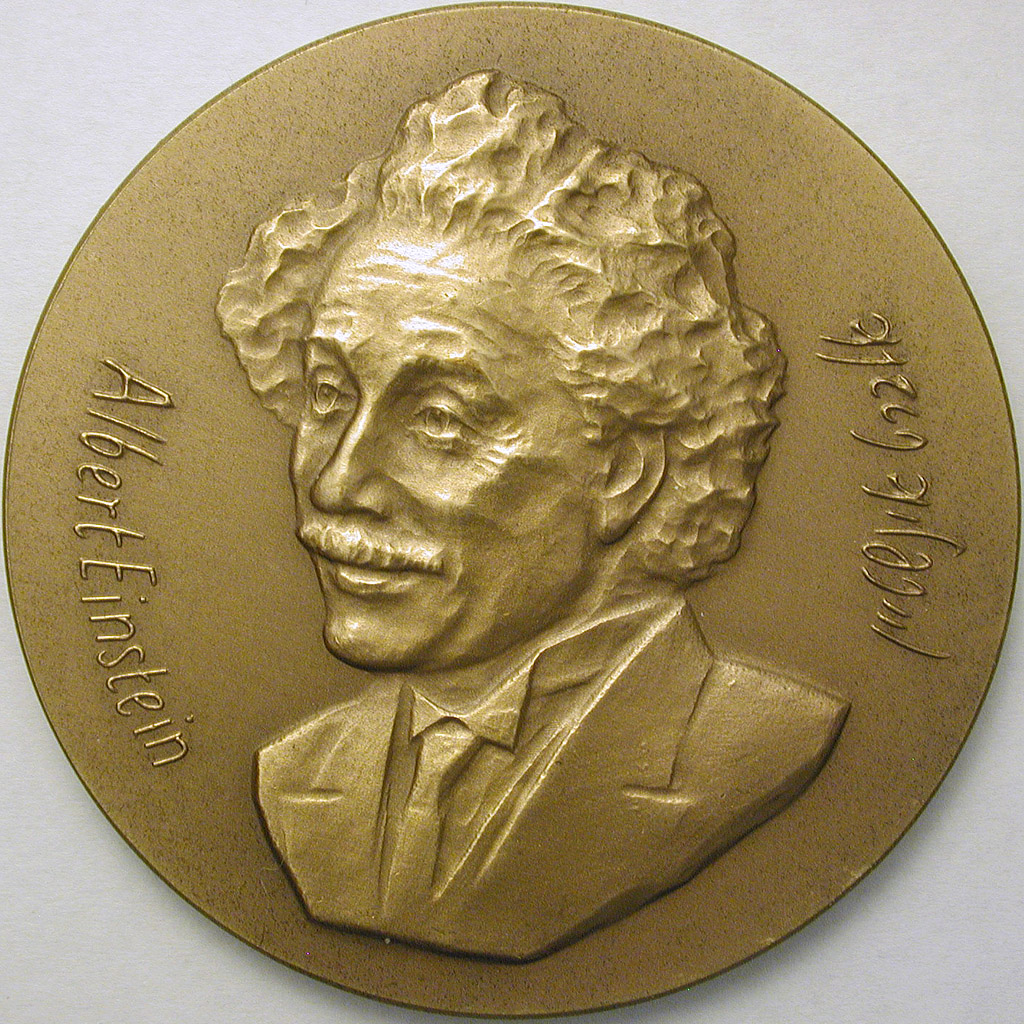 Albert Einstein medal (obverse)