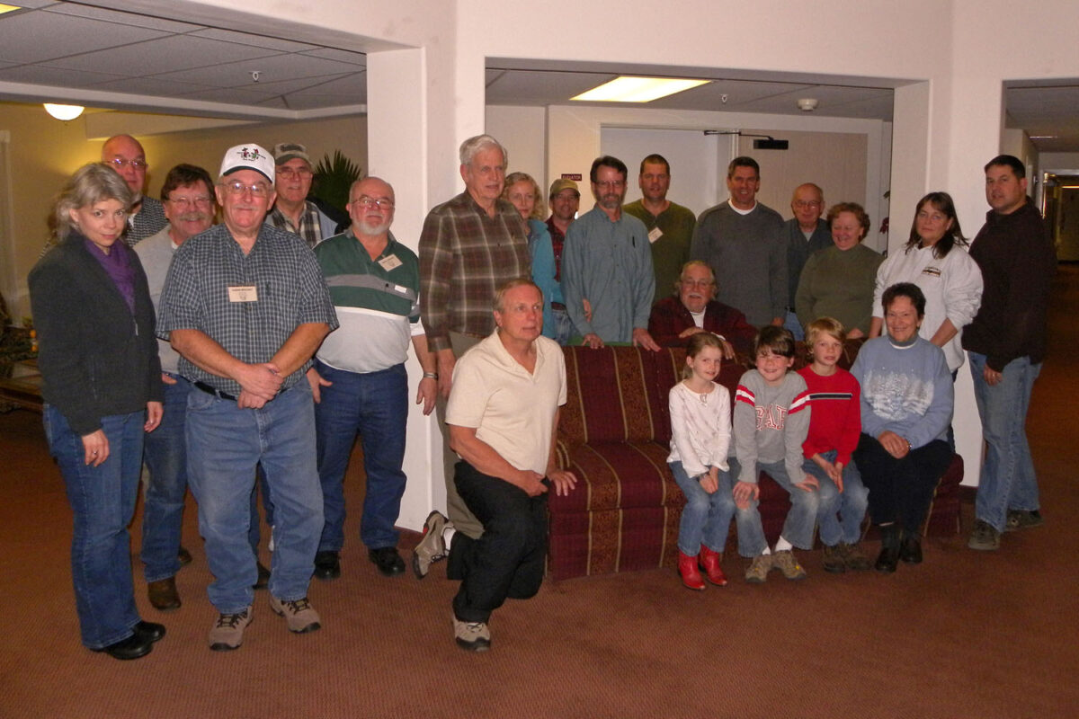 November 2010 coin club meeting group photo.