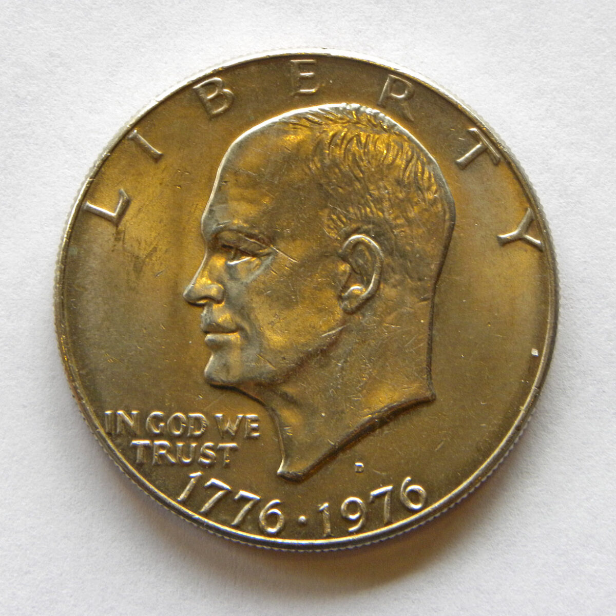 1776-1976-D Type 1 Eisenhower Dollar (obverse)