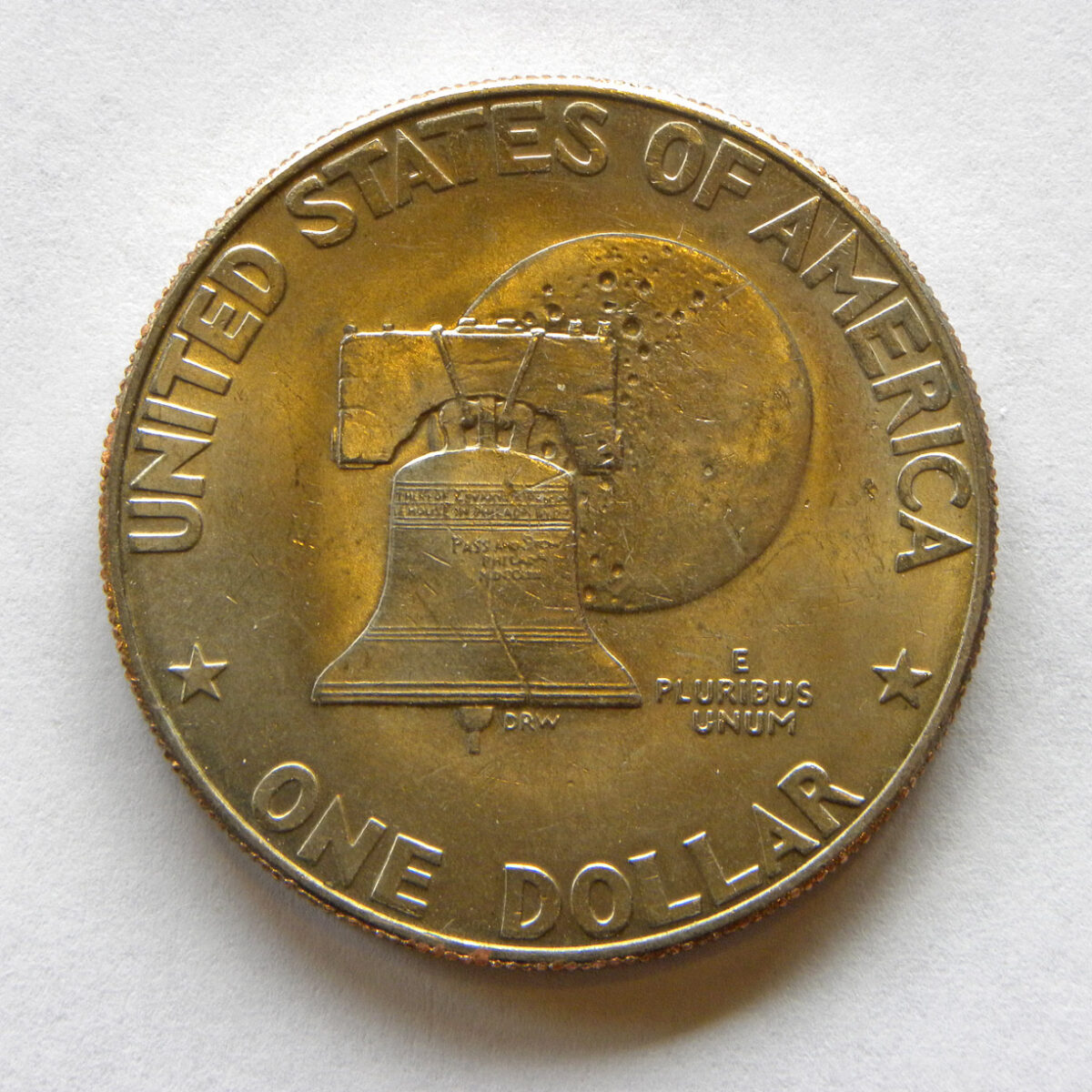 1776-1976-D Type 1 Eisenhower Dollar (reverse)