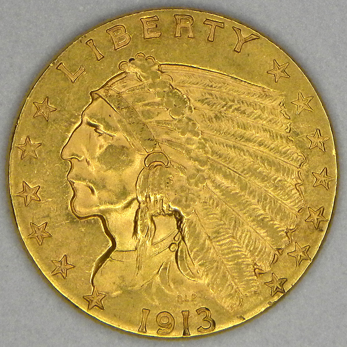 1913 Gold Quarter Eagle (obverse)