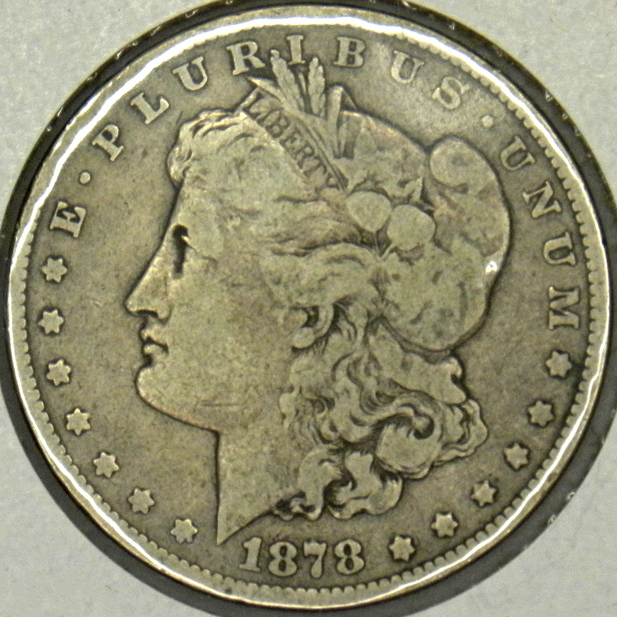 1878-S Morgan Dollar (obverse)