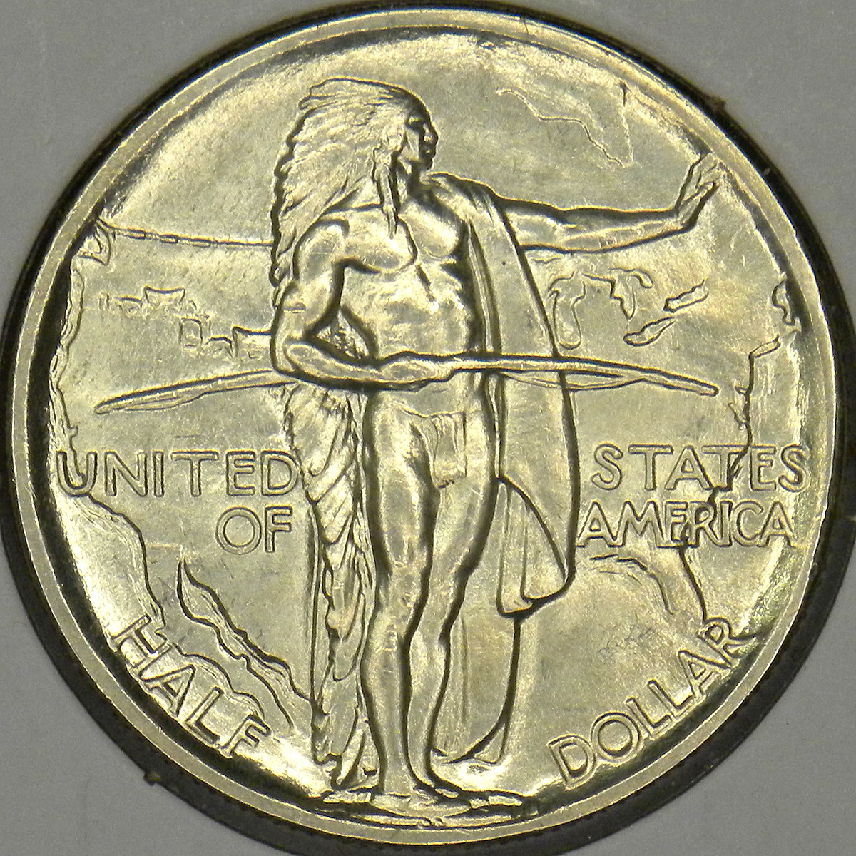 1936 Oregon Trail Half Dollar (reverse)