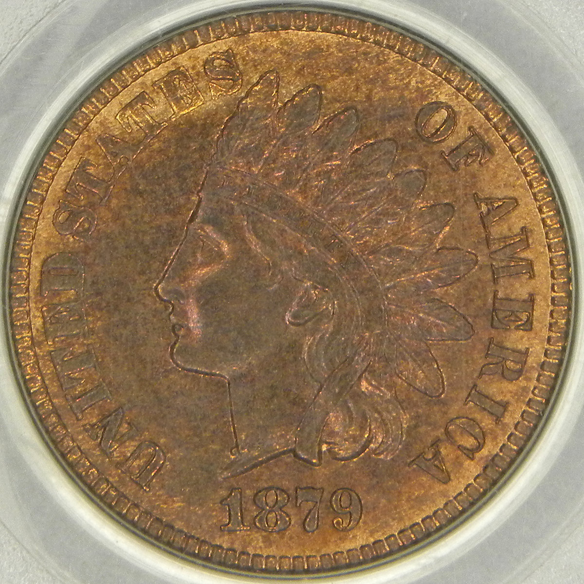 1879 Indian Head Cent MS65RB (obverse)