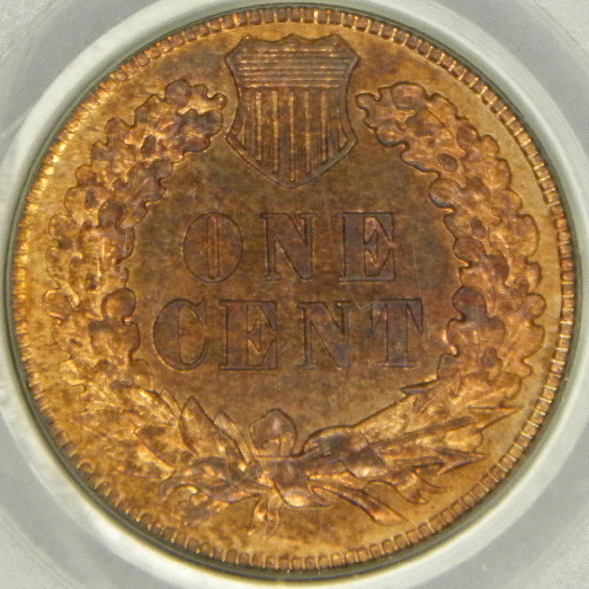 1879 Indian Head Cent MS65RB (reverse)
